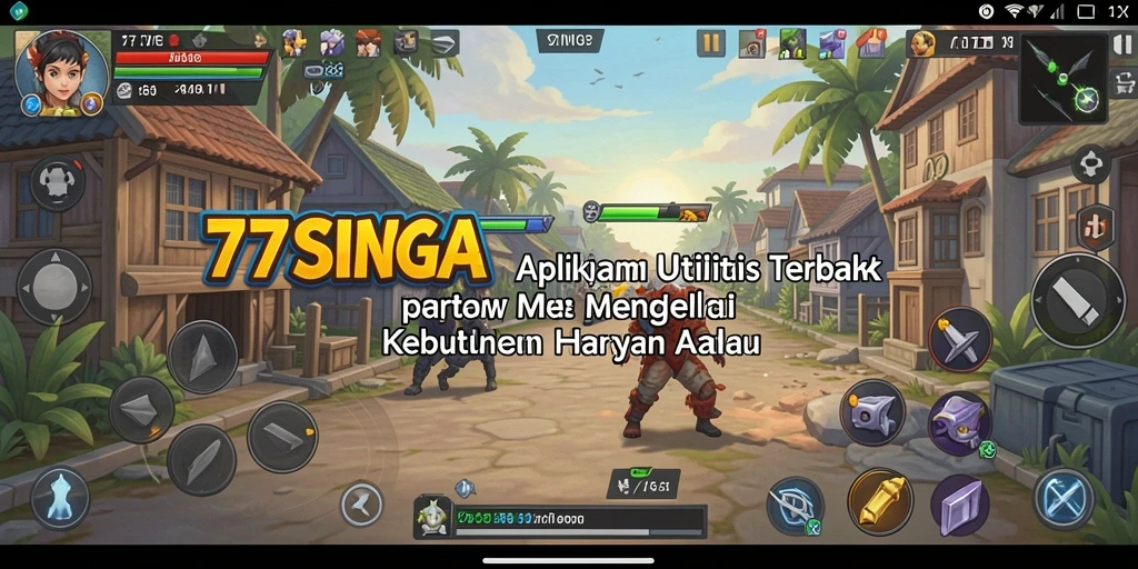 Tampilan aplikasi 77SINGA yang memudahkan pengelolaan tugas harian.