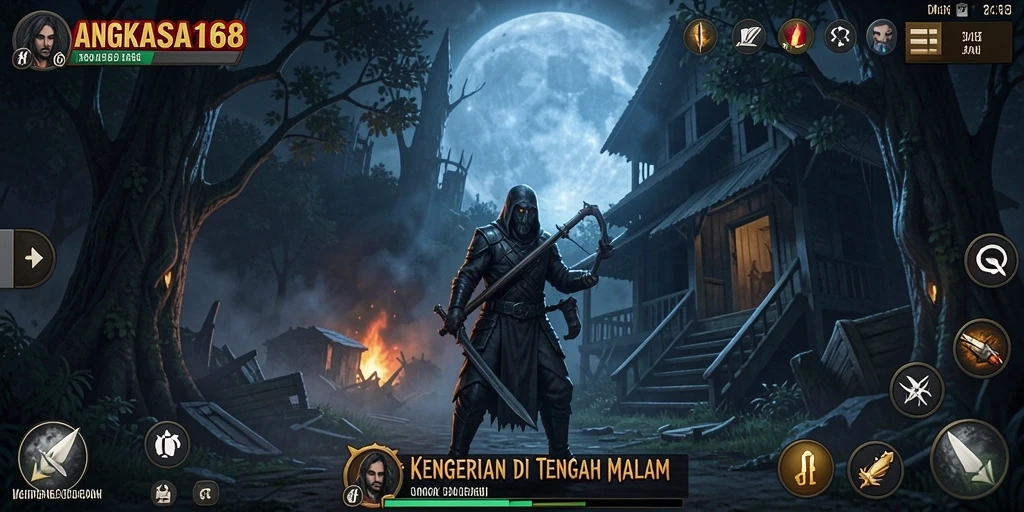 Gameplay menegangkan di ANGKASA168 dengan nuansa horor yang mendalam.