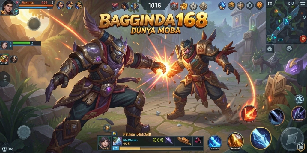 Tampilan gameplay seru dan strategis dalam BAGINDA168