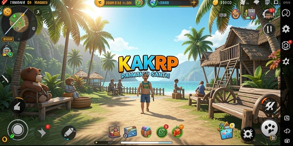 Screenshot gameplay KAKRP menampilkan pengalaman bermain yang seru dan menyenangkan.