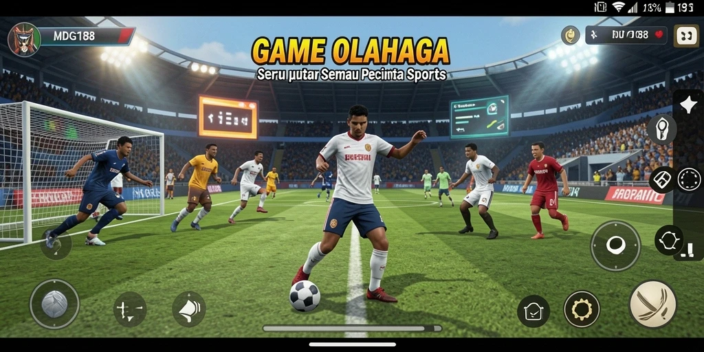 Tampilan gameplay MDG188 yang energik dan penuh aksi.