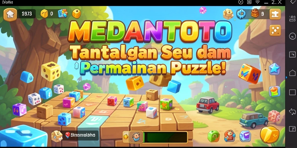 Tampilan gameplay seru dari MEDANTOTO yang penuh tantangan puzzle.
