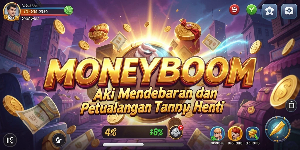 Tampilan aksi mendebarkan dari gameplay MONEYBOOM yang penuh tantangan.