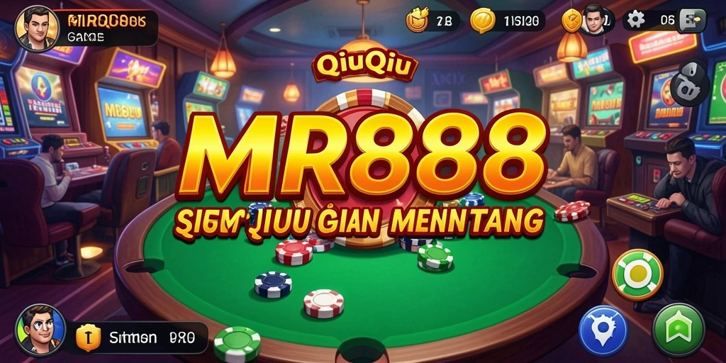 Tampilan menarik dari permainan QiuQiu di MR888.