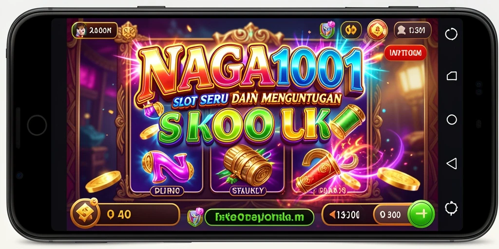 Screenshot utama NAGA1001 menampilkan gameplay yang menarik dan penuh warna.