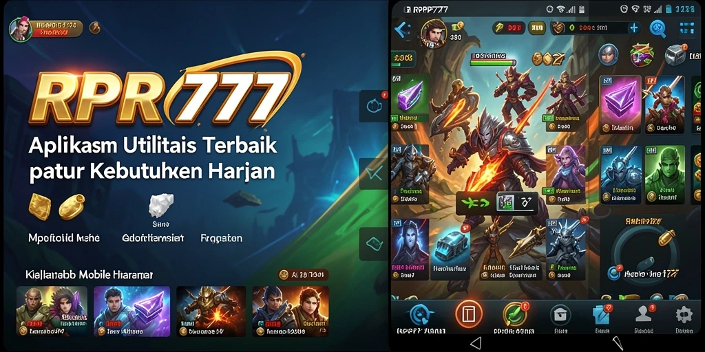 Tampilan antarmuka RPRP777 yang intuitif dan menarik.