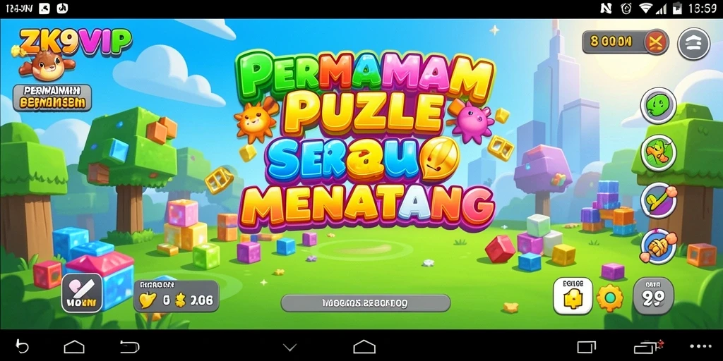 Tampilan gameplay ZK9VIP yang menarik dengan berbagai tantangan puzzle.
